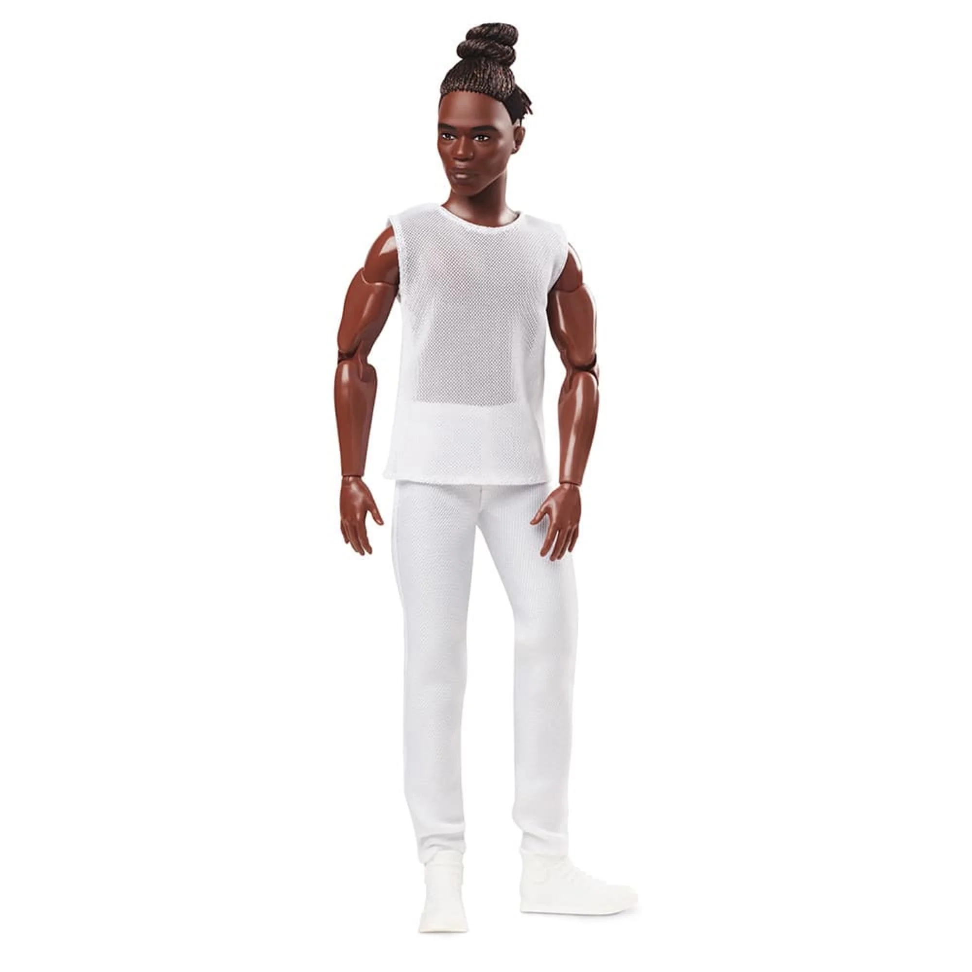 Barbie Ken Looks (Brunette with Braids & Bun Hairstyle), rok 2021