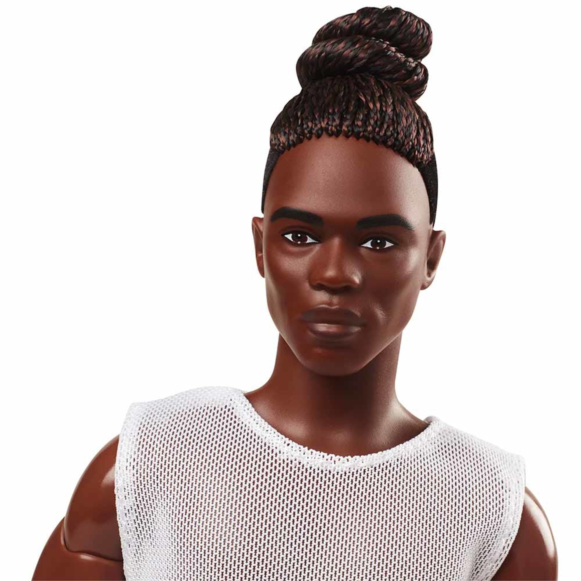 Barbie Ken Looks (Brunette with Braids & Bun Hairstyle), rok 2021