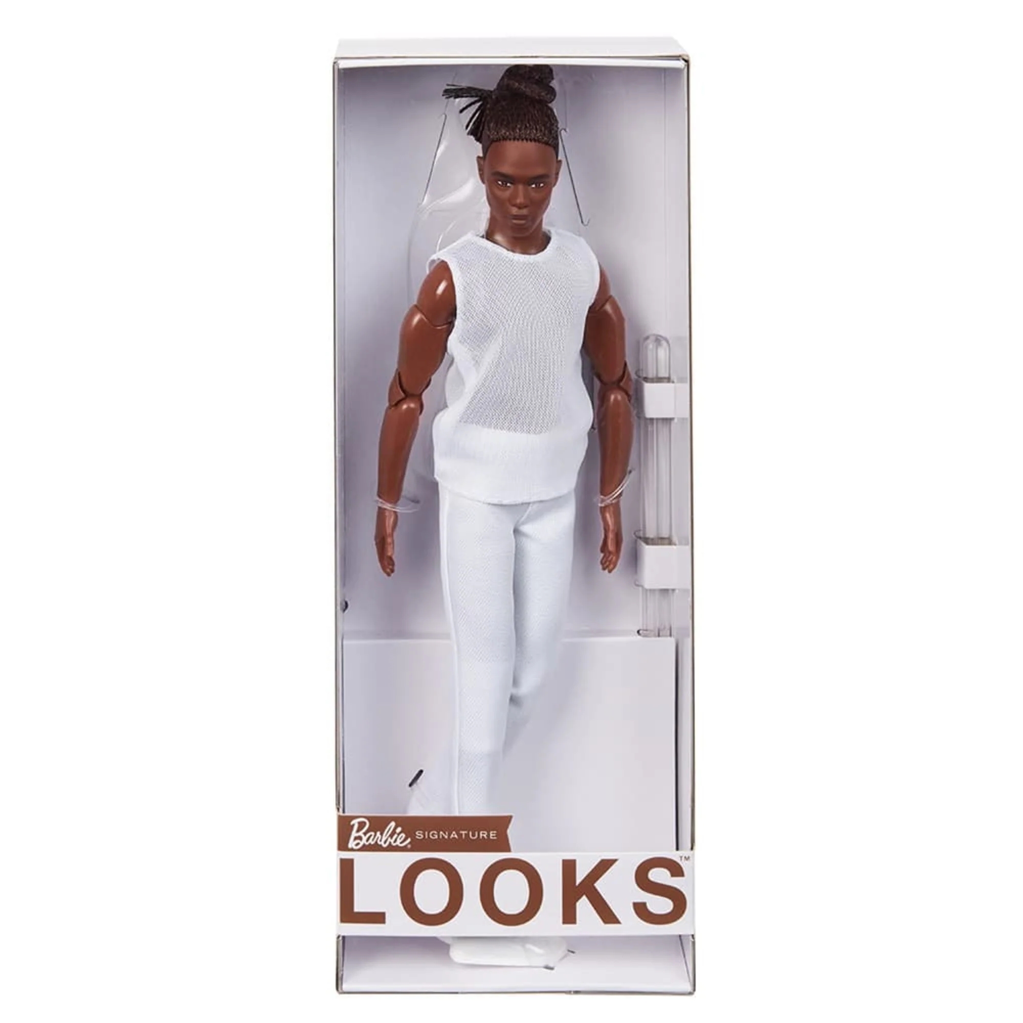 Barbie Ken Looks (Brunette with Braids & Bun Hairstyle), rok 2021