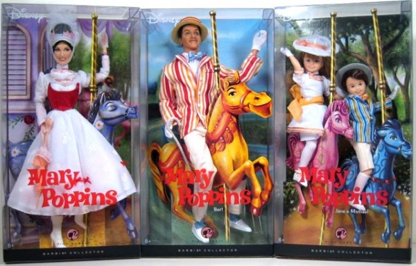 *** SUPER BOMBA *** Barbie - Mary Poppins+Bert+Jane&Michael