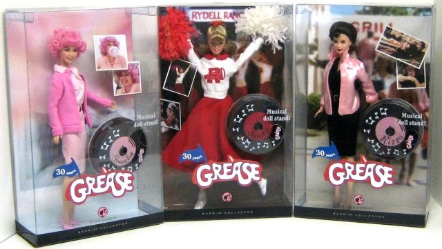 *** BOMBA *** Barbie - Pomáda - Sandy, Rizzo a Frenchy (POŠKOZENÉ OBALY)