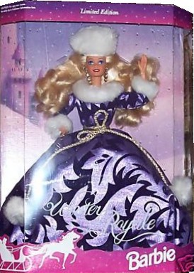 *** SUPER BOMBA *** Zimní královská Barbie
