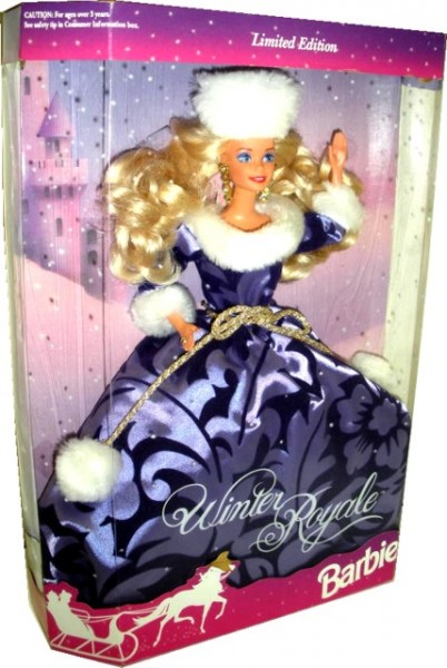 *** SUPER BOMBA *** Zimní královská Barbie