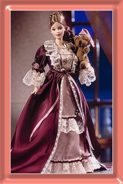 ** ABSOLUTNÍ BOMBA ** Viktoriánská Barbie s medvídkem