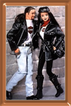 ** ABSOLUTNÍ BOMBA ** Barbie & Ken - Harley Davidson (r. 1999)