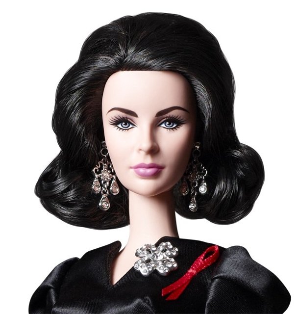 Barbie Elizabeth Taylor Violet Eyes SILKSTONE