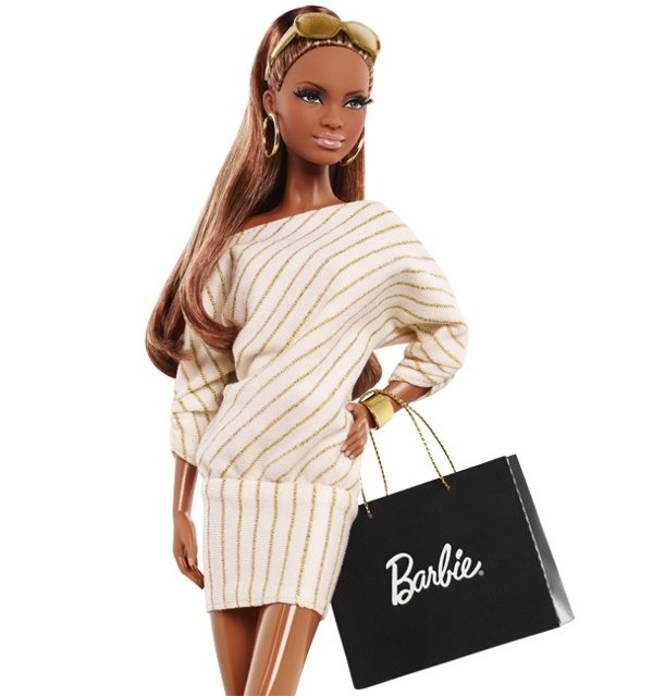 Barbie City Shopper (Afro-American) - POŠKOZENÁ KRABIČKA