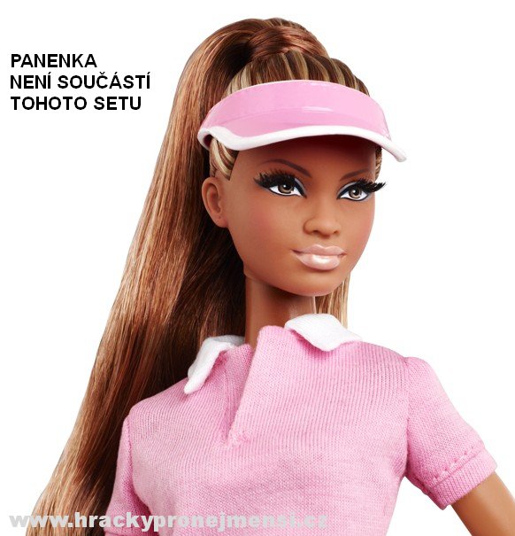 Barbie doplňky - Pink On The Green Barbie Fashion