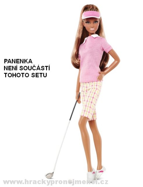 Barbie doplňky - Pink On The Green Barbie Fashion