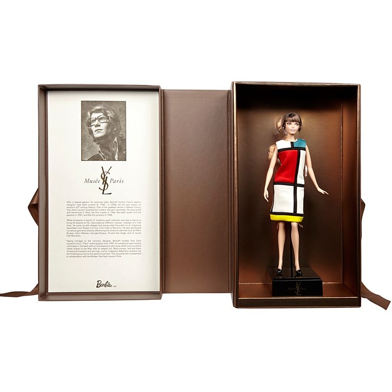 Barbie Yves Saint Laurent - Mondrian - PLATINUM LABEL (rok 2018)