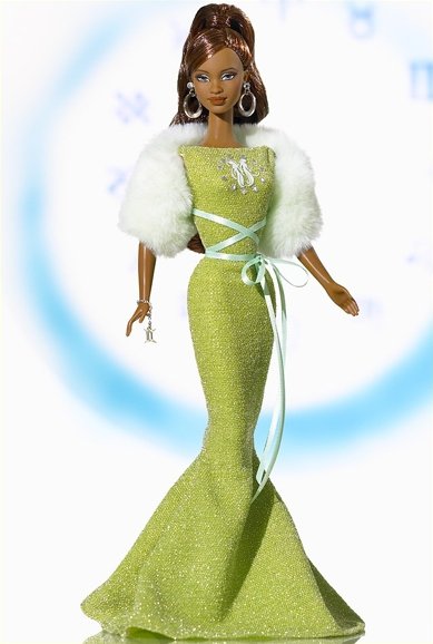 Barbie Zodiac Gemini (Blíženci) Afro-American (černošská) - bez stojánku