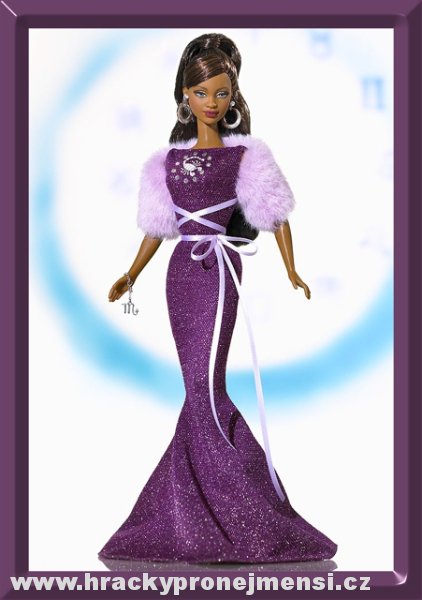 Barbie Zodiac Scorpio (Štír) Afro-American (černošská)