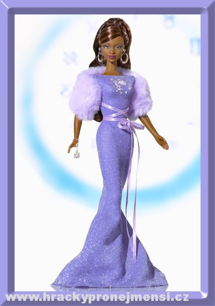 Barbie Zodiac Aquarius (Vodnář) Afro-American (černošská)