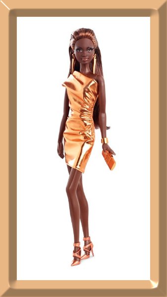 Barbie City Shine Bronze Dress - The LOOK Collection