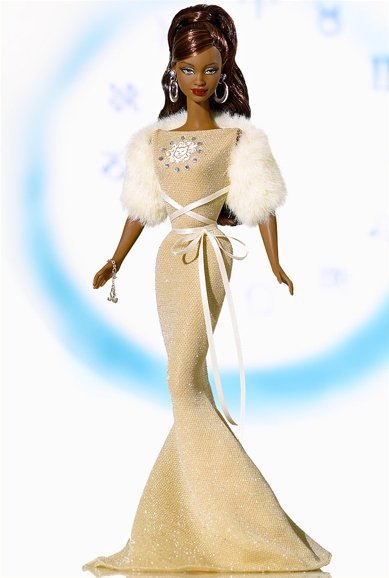 Barbie Zodiac Leo Afro-American (Lev - černoška) - bez stojánku