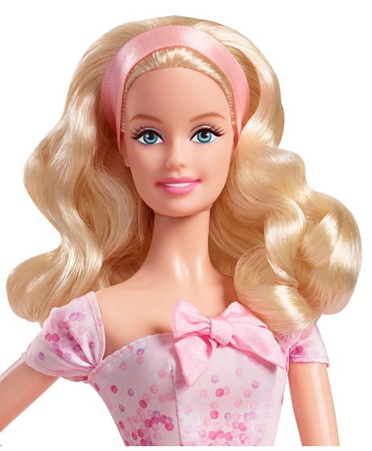 Barbie Birthday Wishes 2016 Blonde hair (blondýnka)