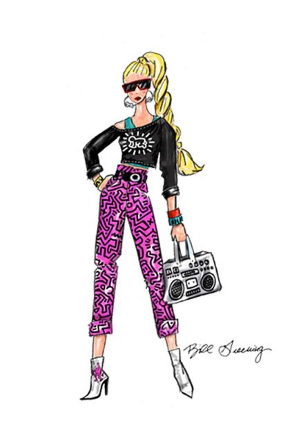 Barbie Keith Haring X - Gold Label - POŠKOZENÝ OBAL