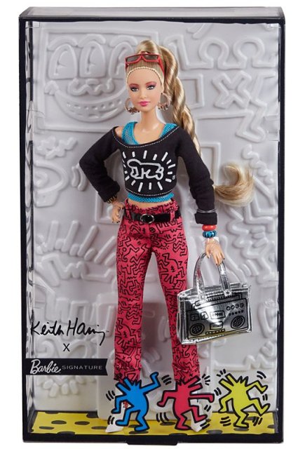 Barbie Keith Haring X - Gold Label - POŠKOZENÝ OBAL