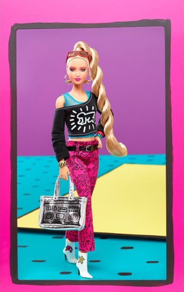Barbie Keith Haring X - Gold Label - POŠKOZENÝ OBAL