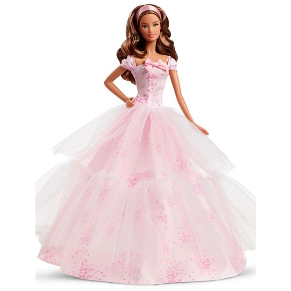 Barbie Birthday Wishes 2016 Brown hair (hnědovláska)