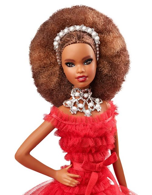 Barbie Holiday 2018 Afro-American (černoška)