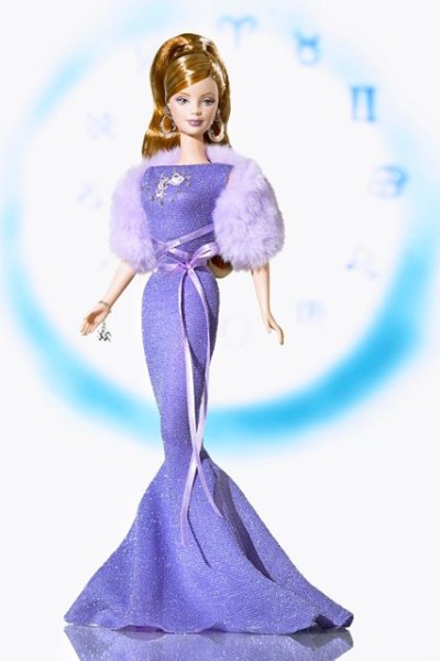 Barbie Zodiac Aquarius (Znamení zvěrokruhu - Vodnář) - rok 2004