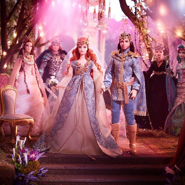 Barbie Faraway Forest Fairy Kingdom Wedding Dolls Giftset - GOLD LABEL - rok 2018