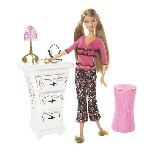 Barbie Fashion Fever - Panenka + toaletní stolek