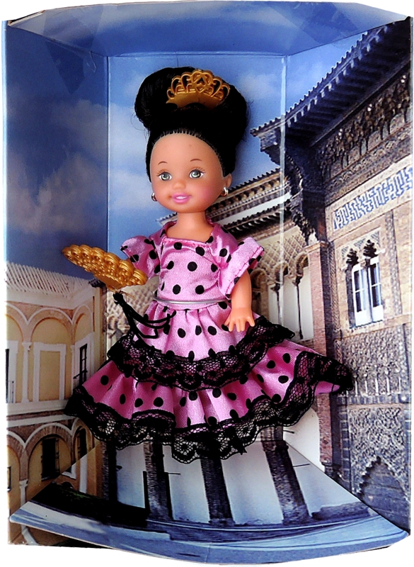 Barbie Kelly - Friends of the World - Spain + The Netherlands + Kenya - chybějící krabička
