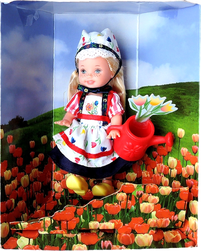 Barbie Kelly - Friends of the World - Spain + The Netherlands + Kenya - chybějící krabička