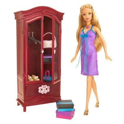 Barbie Fashion Fever - Panenka + skříň
