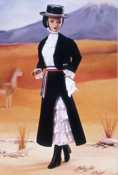 Barbie Chilean - Chile (rok 1997) - poškozený obal