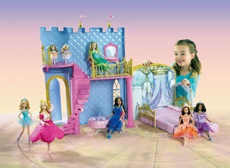 Zámek pro tancující Barbie