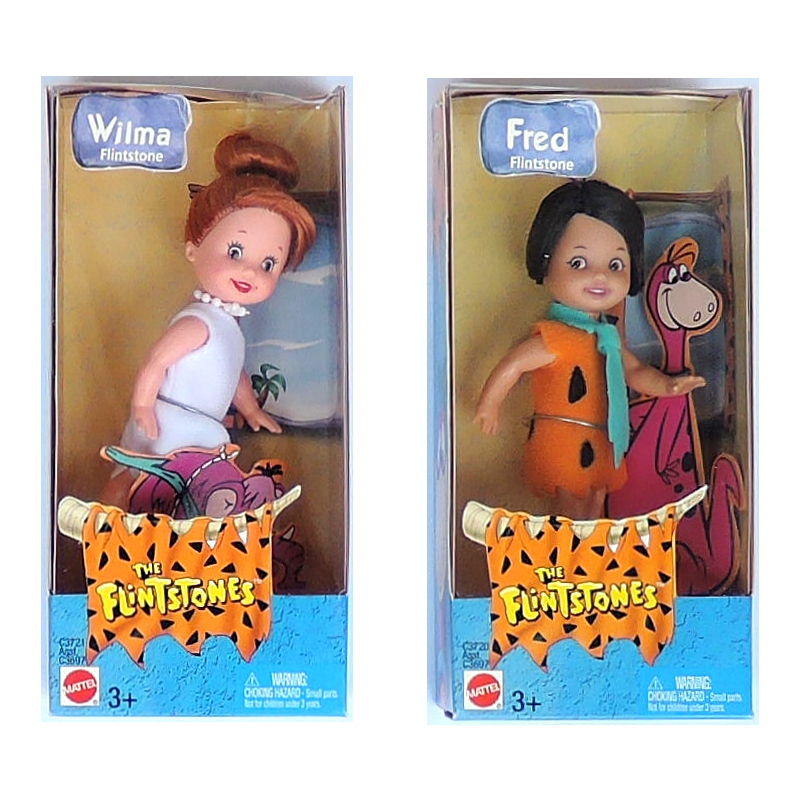 KELLY - Wilma + Fred, kolekce the Flintstones, rok 2003 - mírně poškozená krabička