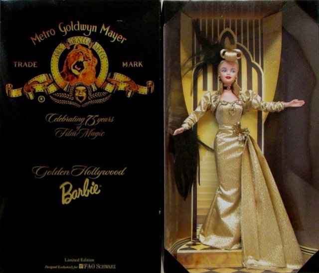 Barbie MGM Golden Hollywood - rok 1999 - poškozený obal