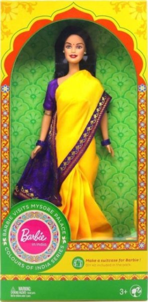 Barbie visits Mysore Palace - Colours of India, rok 2017 - poškozený obal