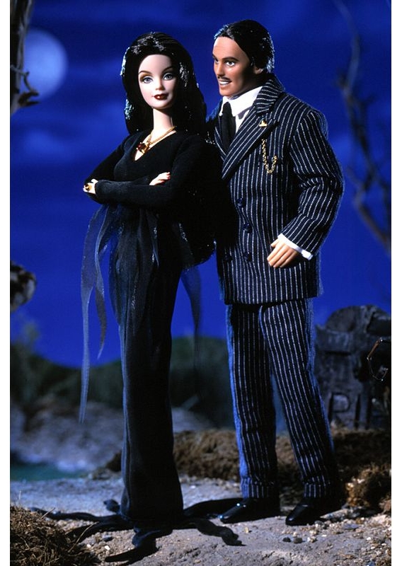 Barbie The Addams Family Giftset, rok 2000 - mírně poškozená krabička