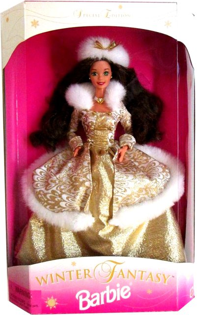 Barbie Winter Fantasy brunette (rok 1995)