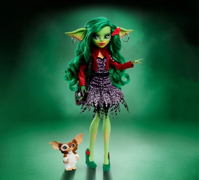 Greta Gremlins 2: The New Batch - Monster High Skullector Doll, rok 2021