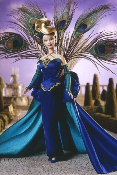 Barbie The Peacock (Páv), r. 1998 - vybalená a vystavená