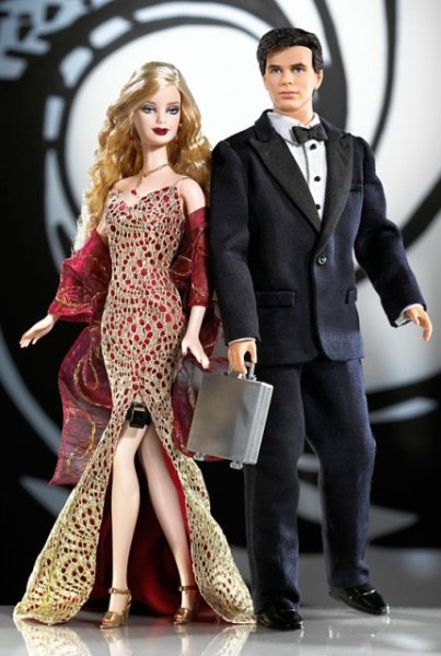 Barbie & KEN - James Bond & Bond Girl, rok 2003