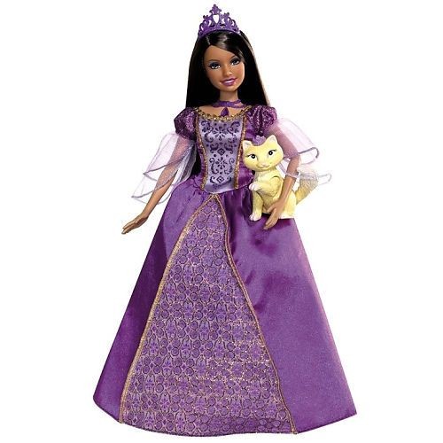 Barbie Princezna Luciana - Černoška