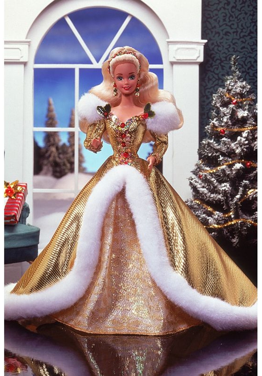 Barbie Happy Holidays 1994 - částečně poškozený obal