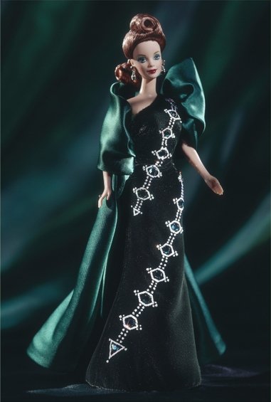 Barbie Emerald Embers by Bob Mackie, rok 1997