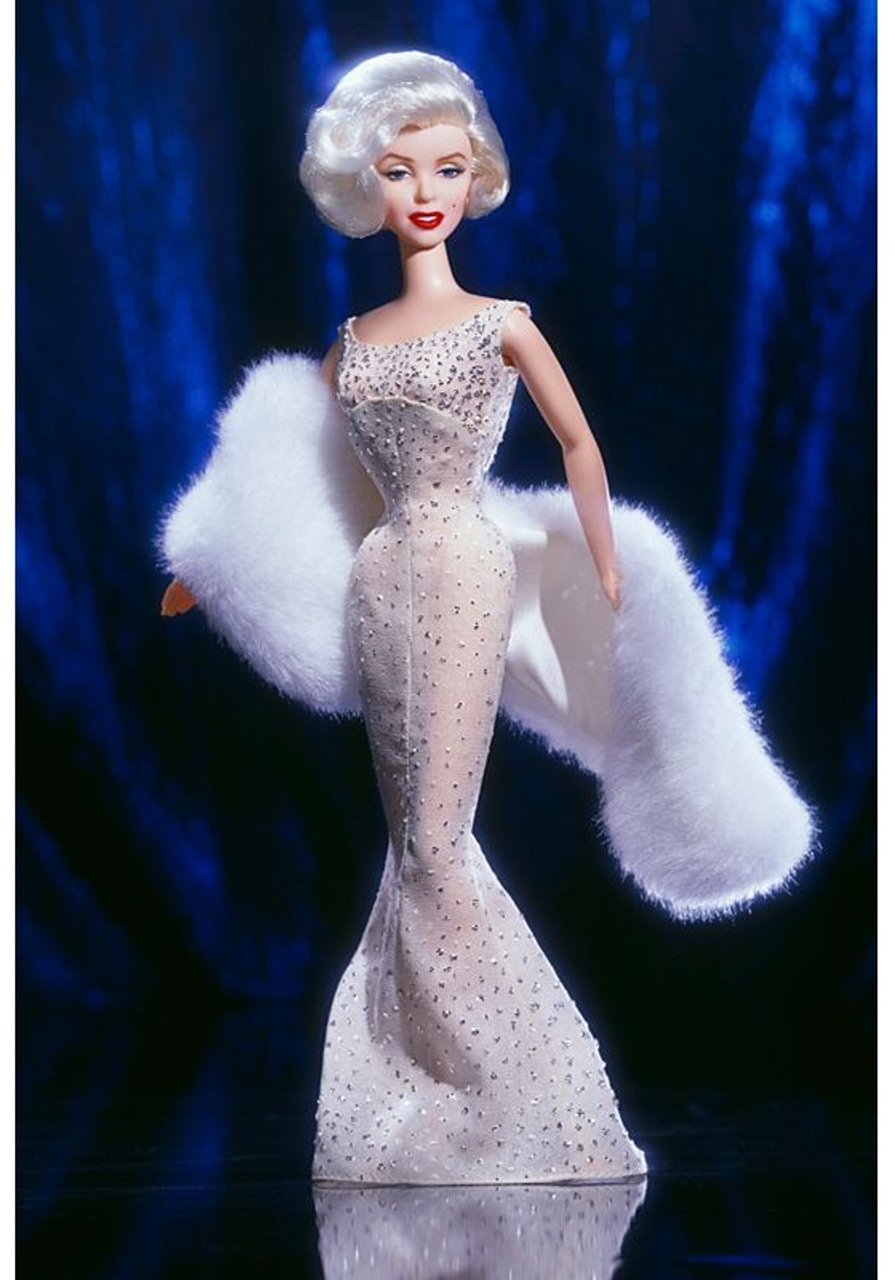 Barbie Marilyn Monroe, rok 2001 - částečně poškozený obal