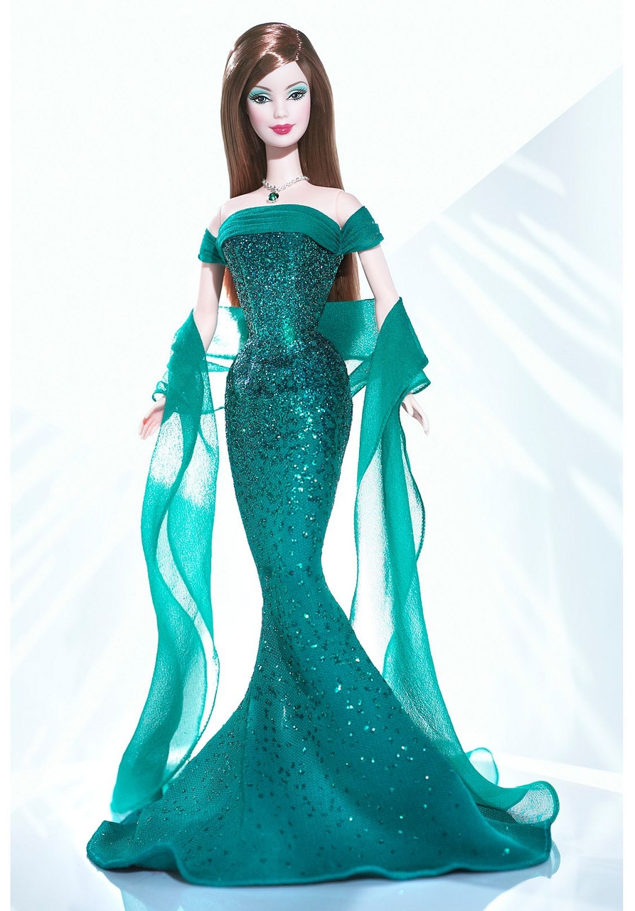 Barbie May Emerald Red Hair (květen) - Birthstone Collection - r. 2003