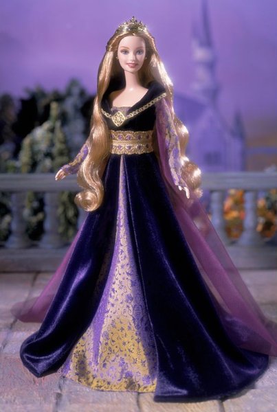 Barbie Princess of the French Court (Princezna francouzského dvora) - částečně poškozený obal