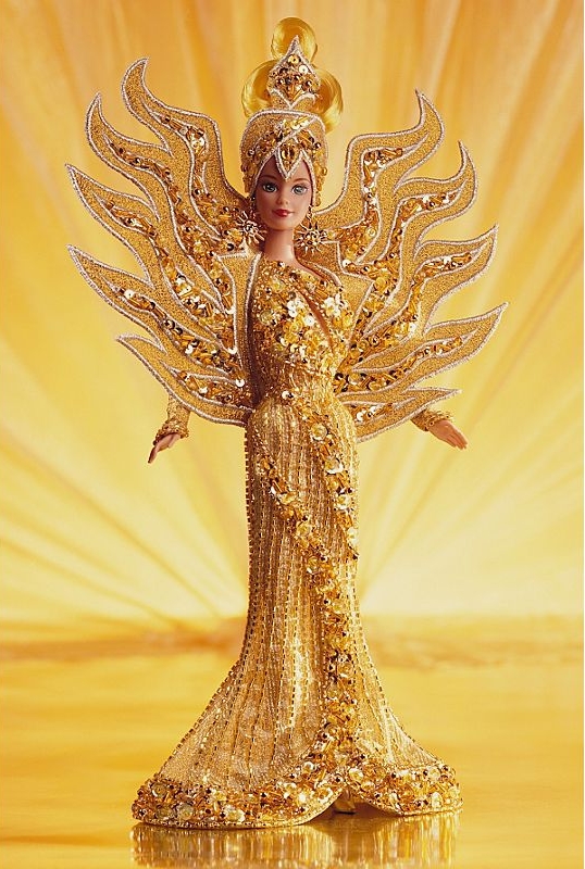 Barbie Goddess of the Sun (sluneční bohyně) by Bob Mackie - rok 1995