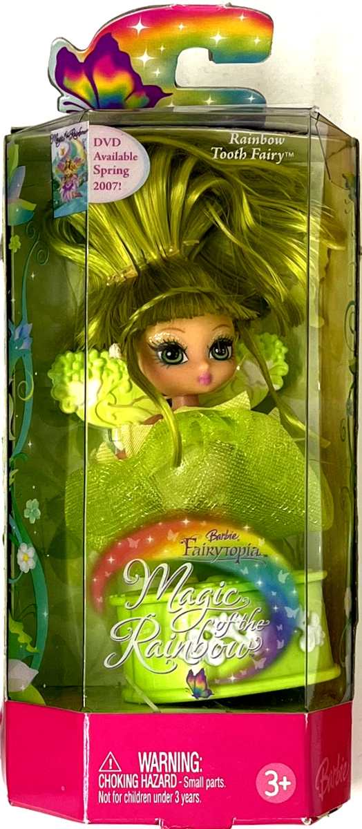 Barbie Fairytopia Magic of the Rainbow - Tooth Fairy (Zoubková víla) Green, rok 2006
