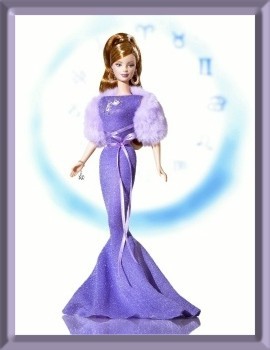 Barbie - znamení zvěrokruhu - VODNÁŘ (sběratelská edice)